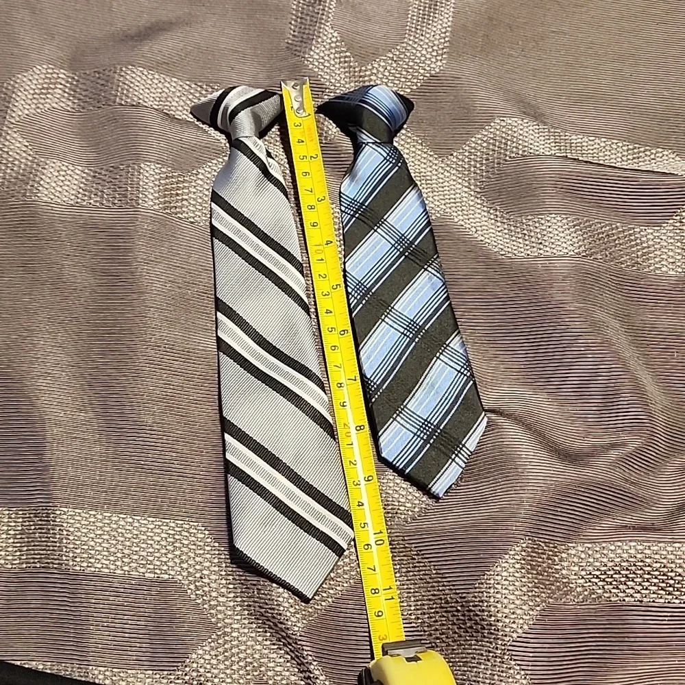2 Boys Clip on Ties
